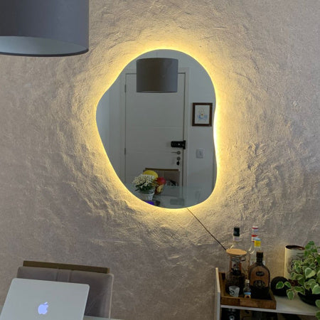 Espejo Orgánico con LED | 75 x 58 cm — PROMOCIÓN