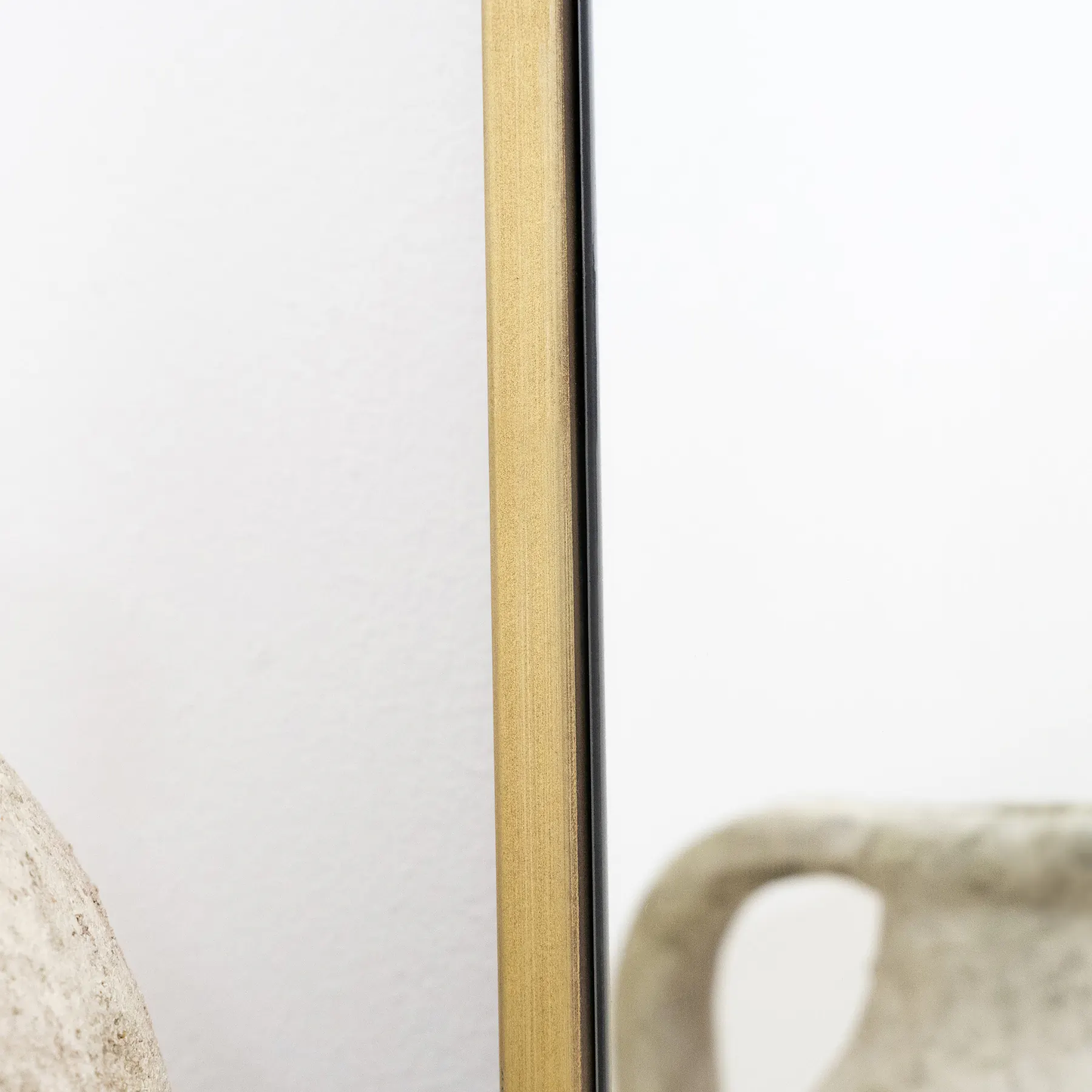 Espejo Moderno Estilo Pinterest con Marco Dorado 160 cm x 60 cm – Liquidación