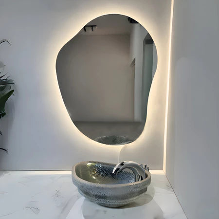 Espejo Orgánico con LED | 75 x 58 cm — PROMOCIÓN