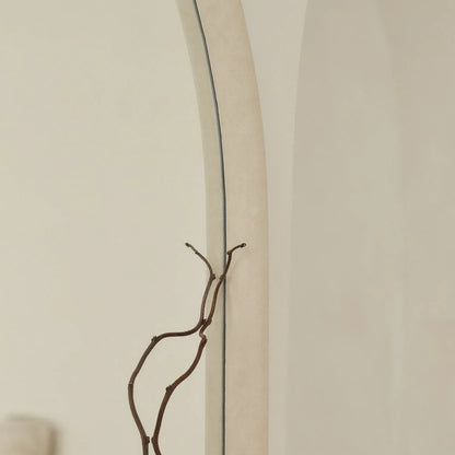 Espelho de corpo inteiro gigante com moldura de concreto arqueada – 190 x 100 cm (Liquidação)