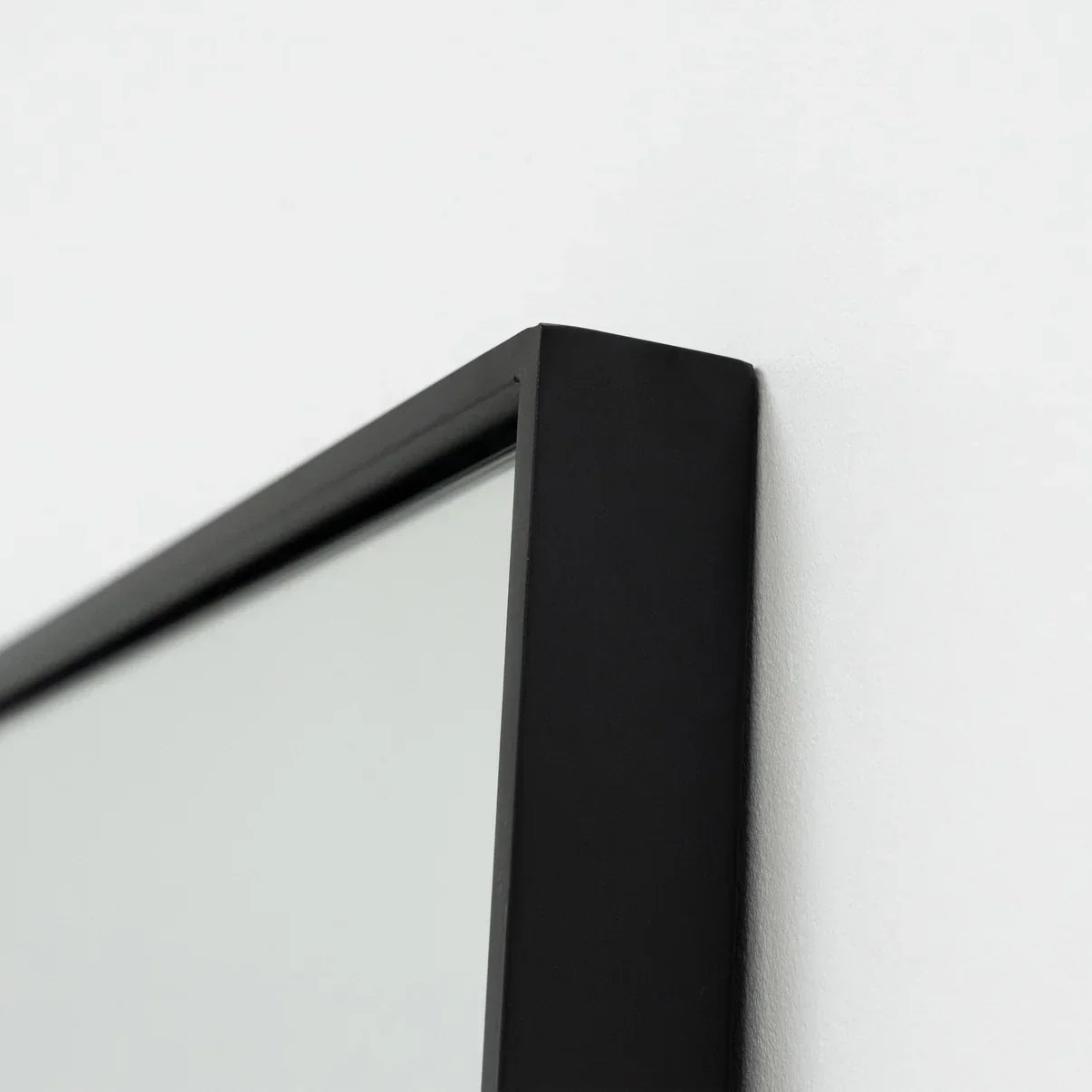 Xavril – Espejo de cuerpo entero extra grande en metal negro, 200 cm x 100 cm