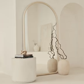 Espelho de corpo inteiro gigante com moldura de concreto arqueada – 190 x 100 cm (Liquidação)