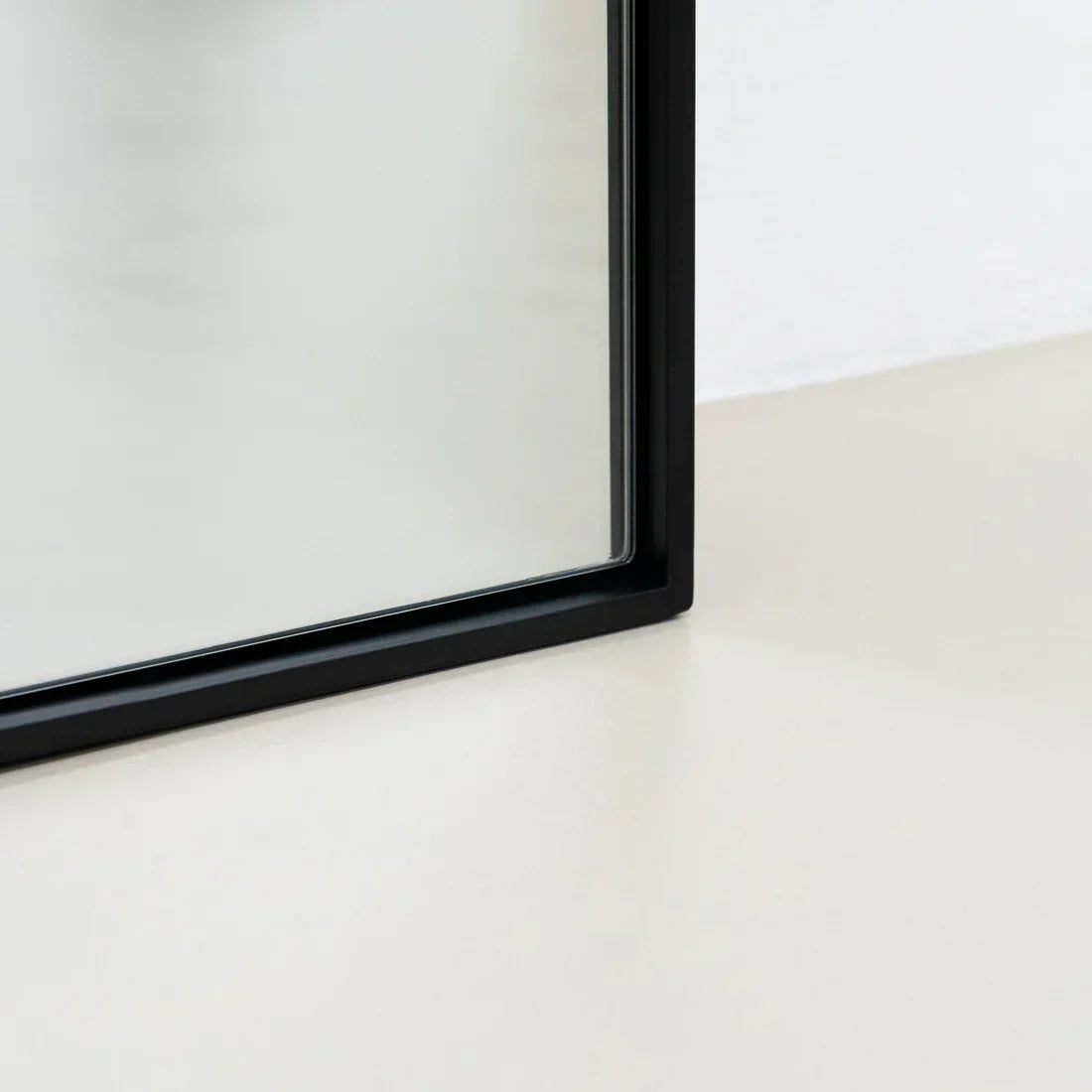 Xavril – Espejo de cuerpo entero extra grande en metal negro, 200 cm x 100 cm