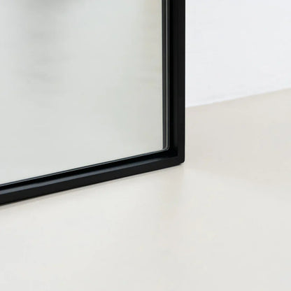 Xavril – Espejo de cuerpo entero extra grande en metal negro, 200 cm x 100 cm