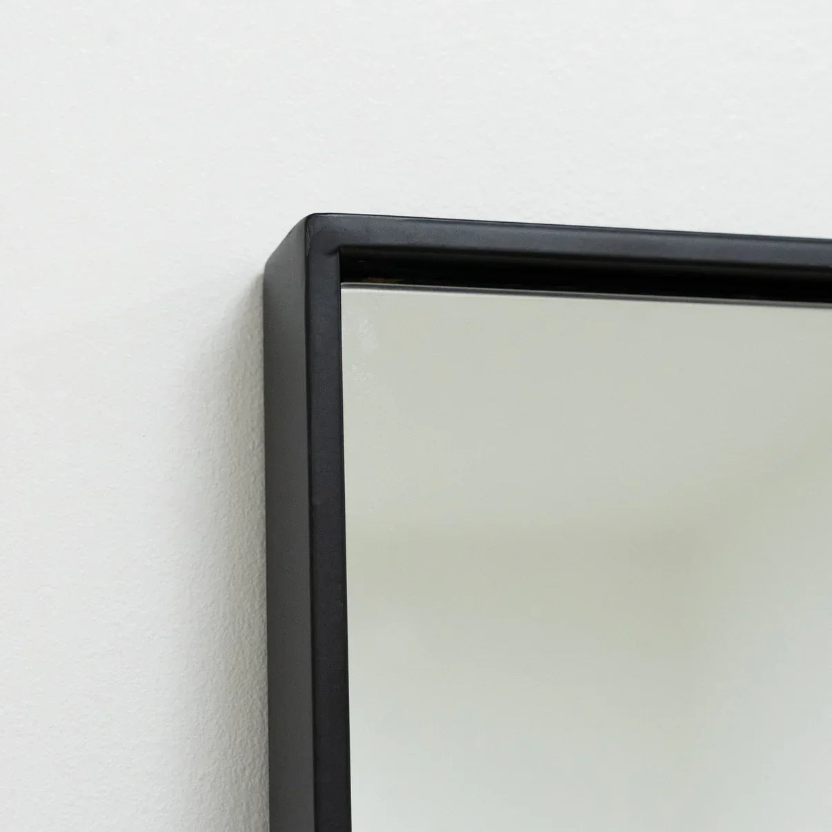 Xavril – Espejo de cuerpo entero extra grande en metal negro, 200 cm x 100 cm
